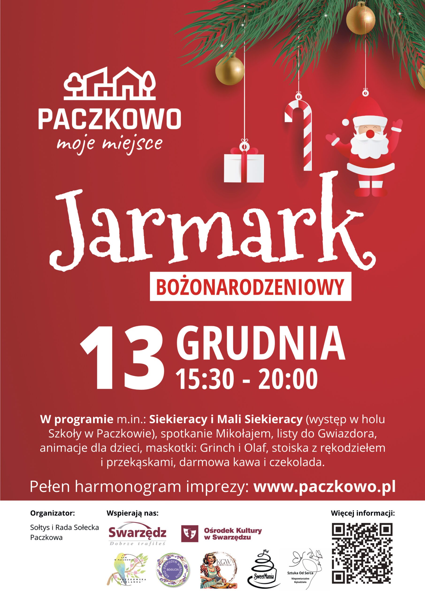Plakat jarmarku w Paczkowie