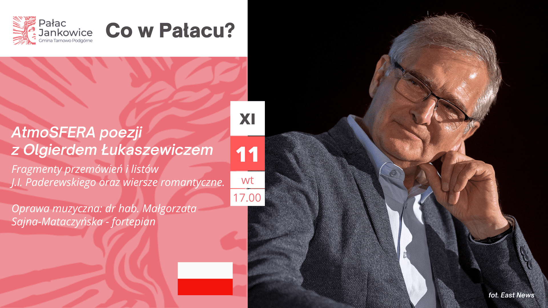 Spotkanie z Łukaszewiczem w Jankowicach plakat