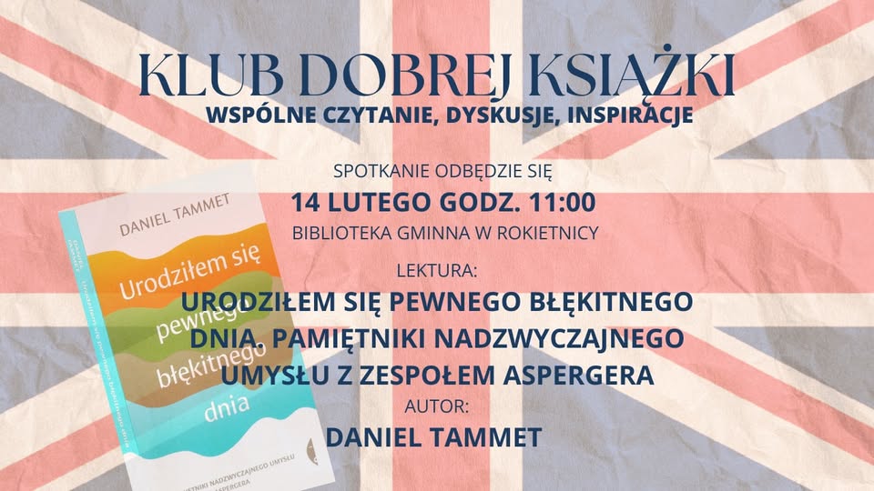 Plakat spotkania książki w Rokietnicy