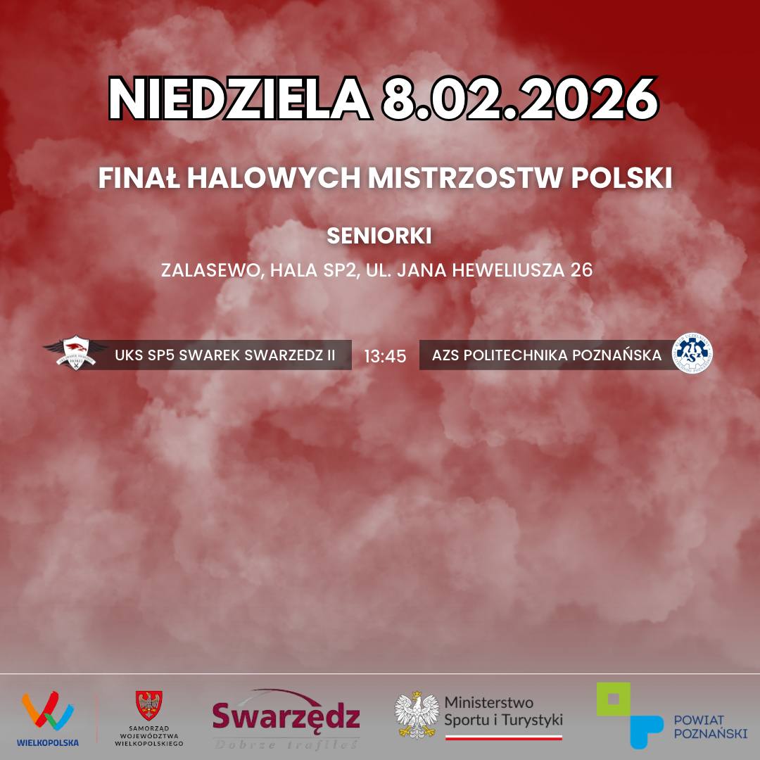 Plakat hokeja w Swarzędzu