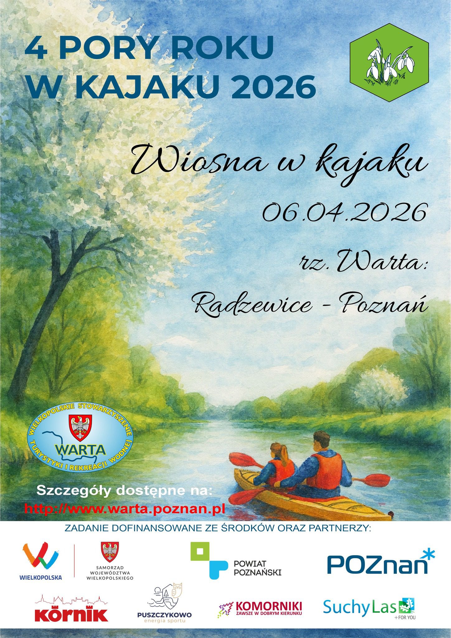 spływ kajakowy plakat