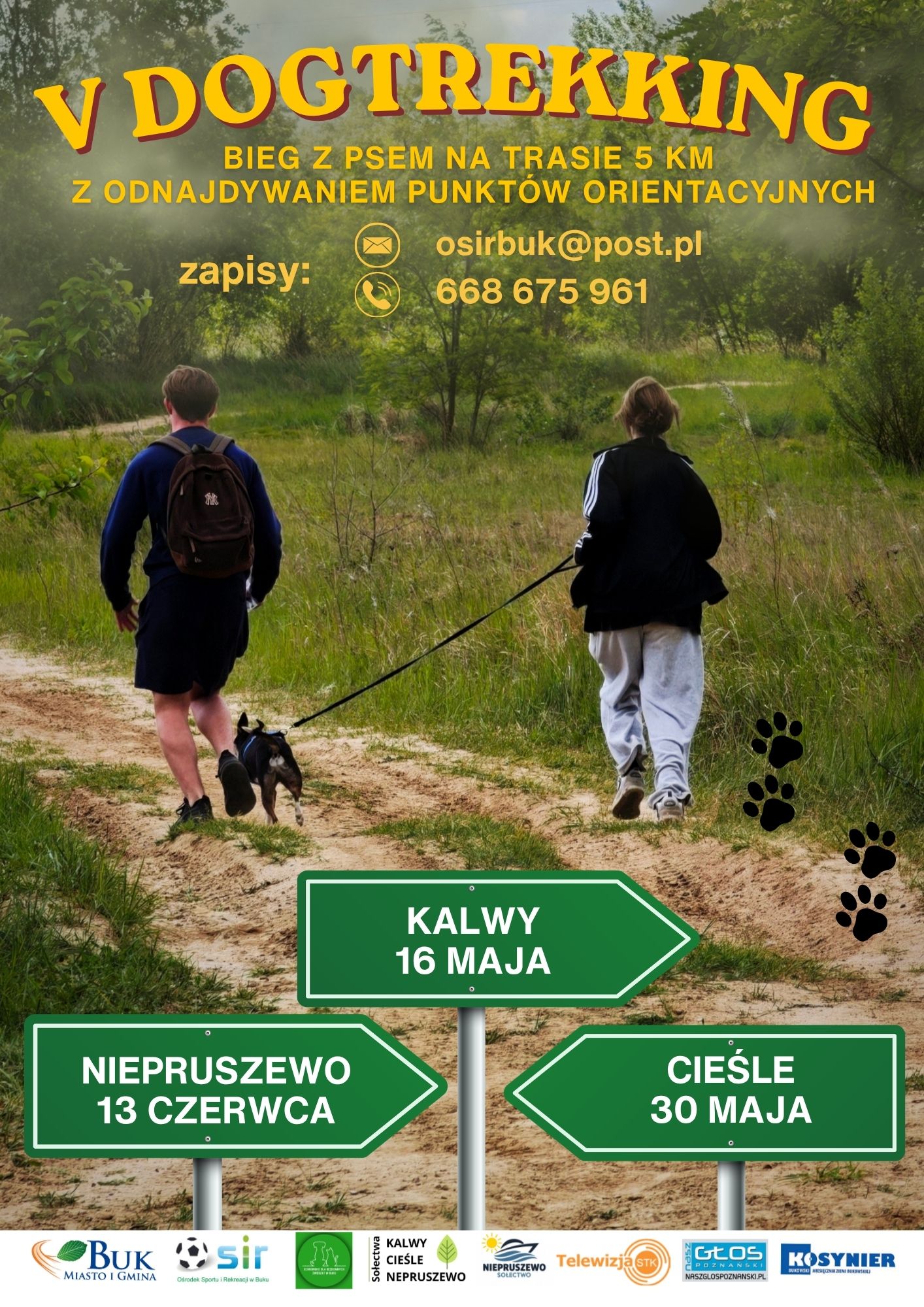 Plakat dogtrekkingu
