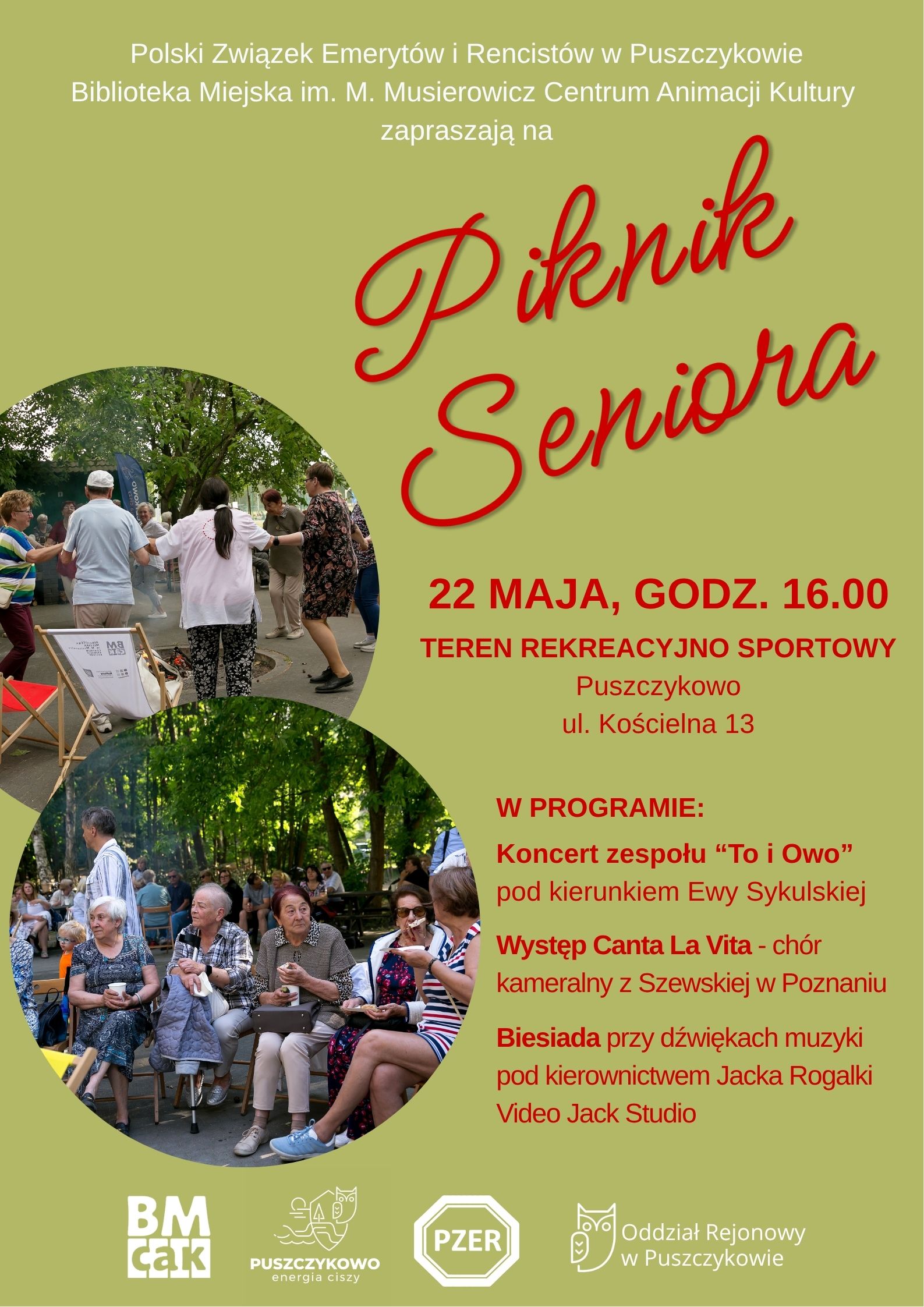 Plakat Pikniku seniora w Puszczykowie