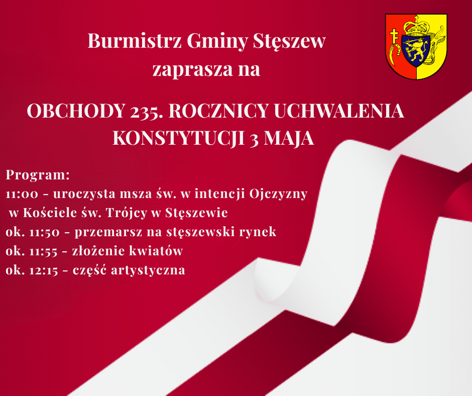 Plakat obchodów 3 maja