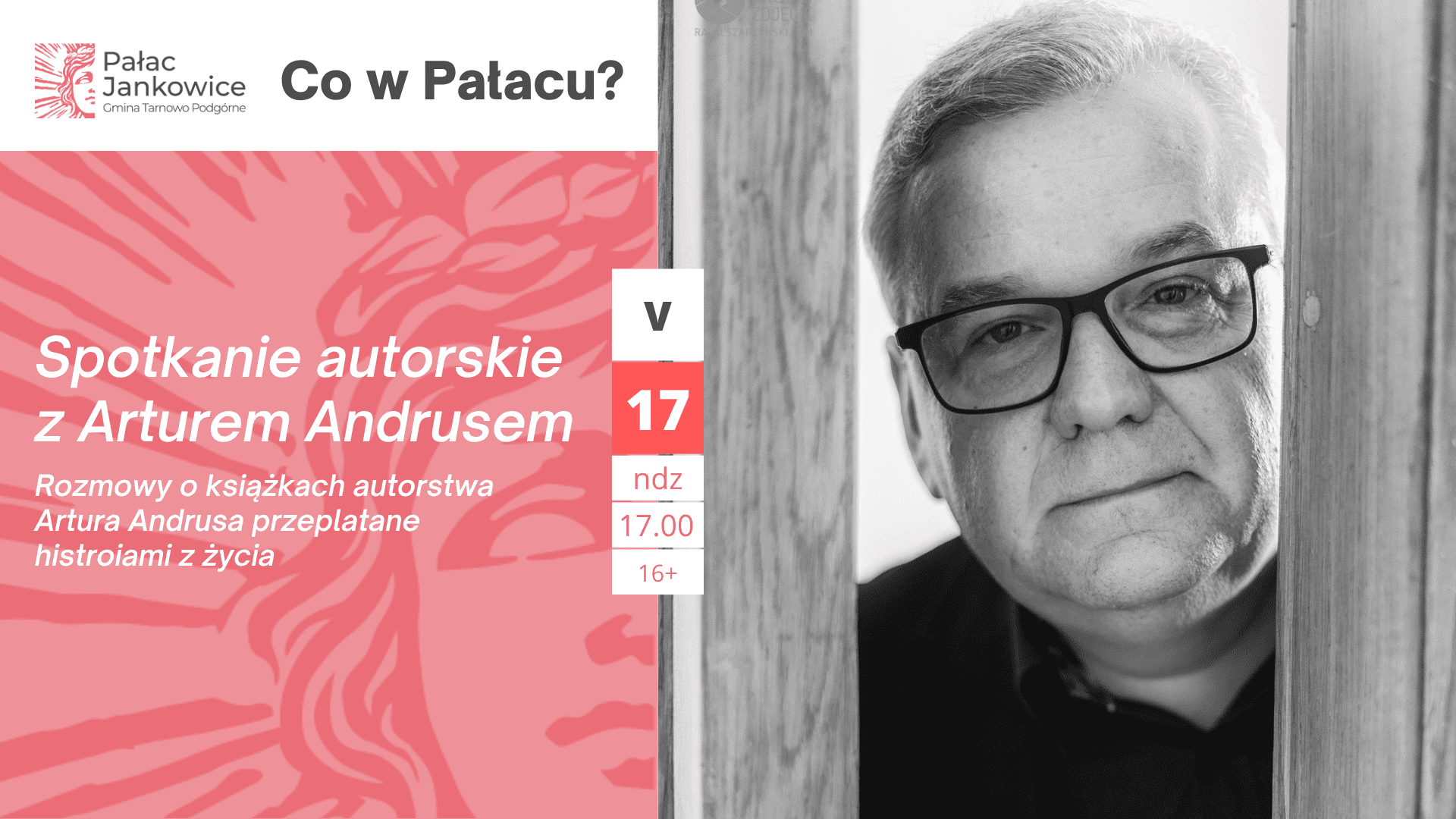 Plakat spotkania z Andrusem