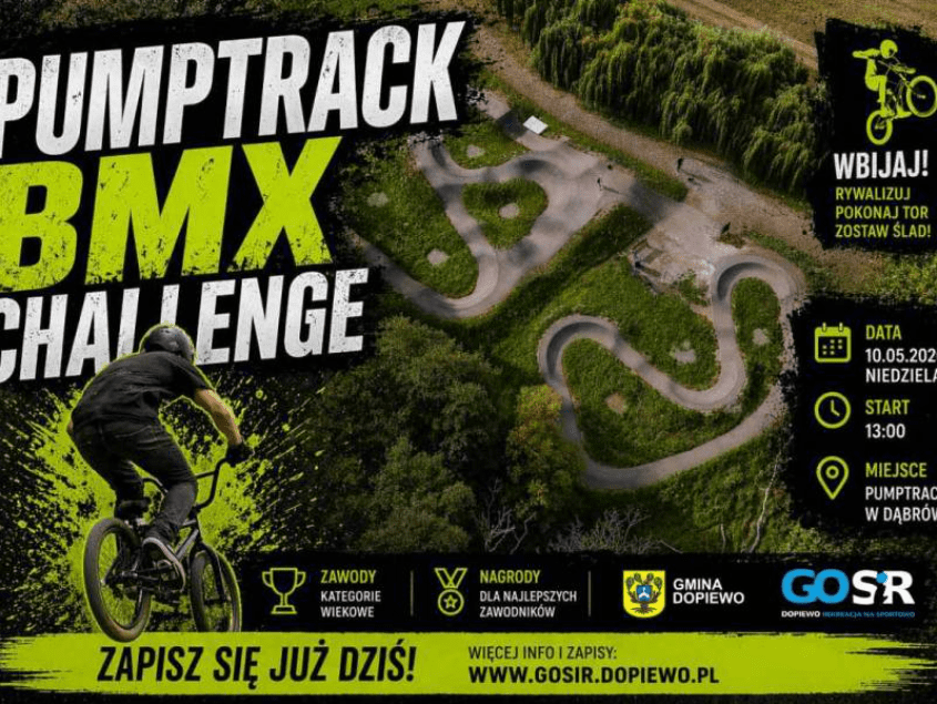 Plakat zawodów BMX