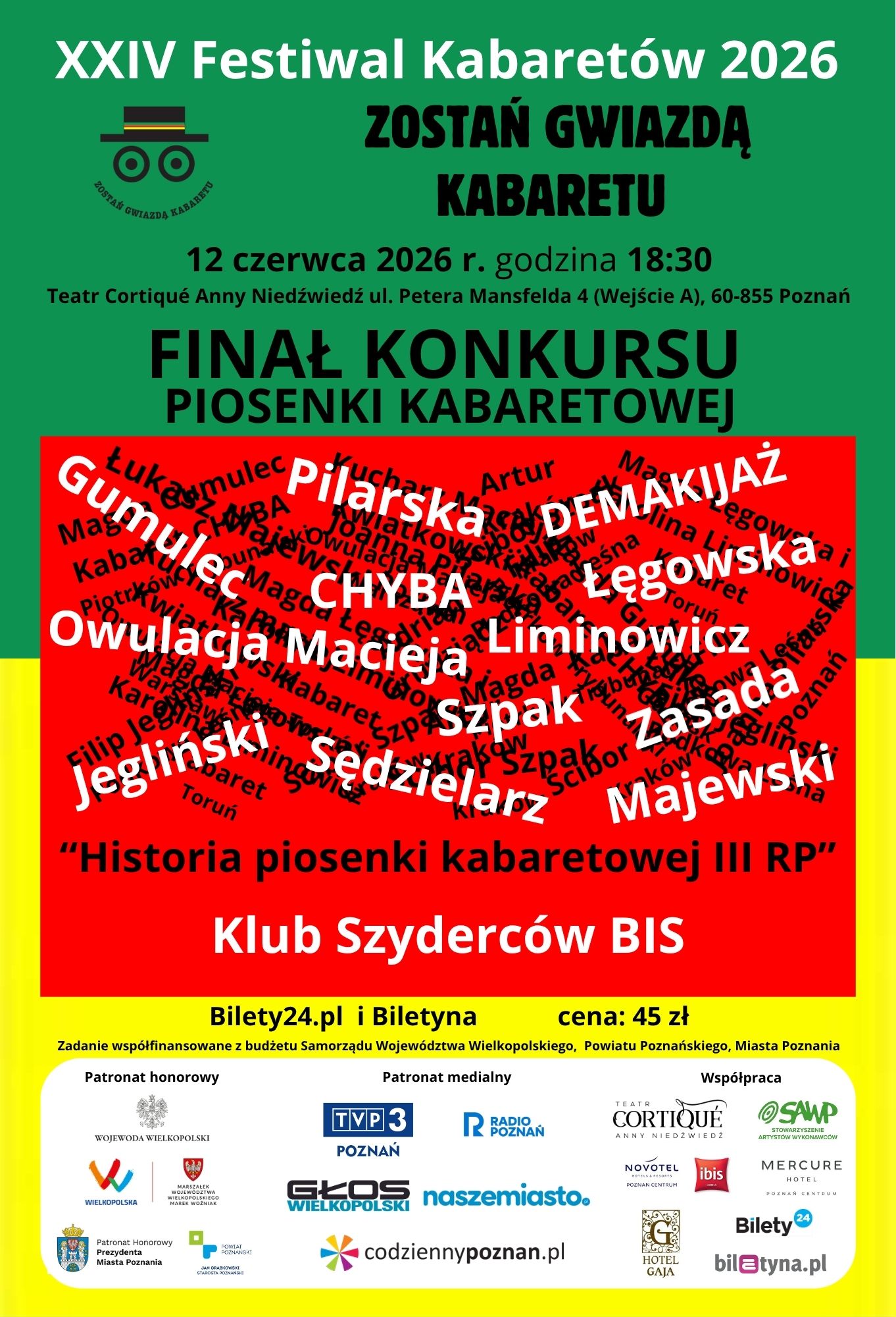 Plakat urodzin Bohdana Smolenia