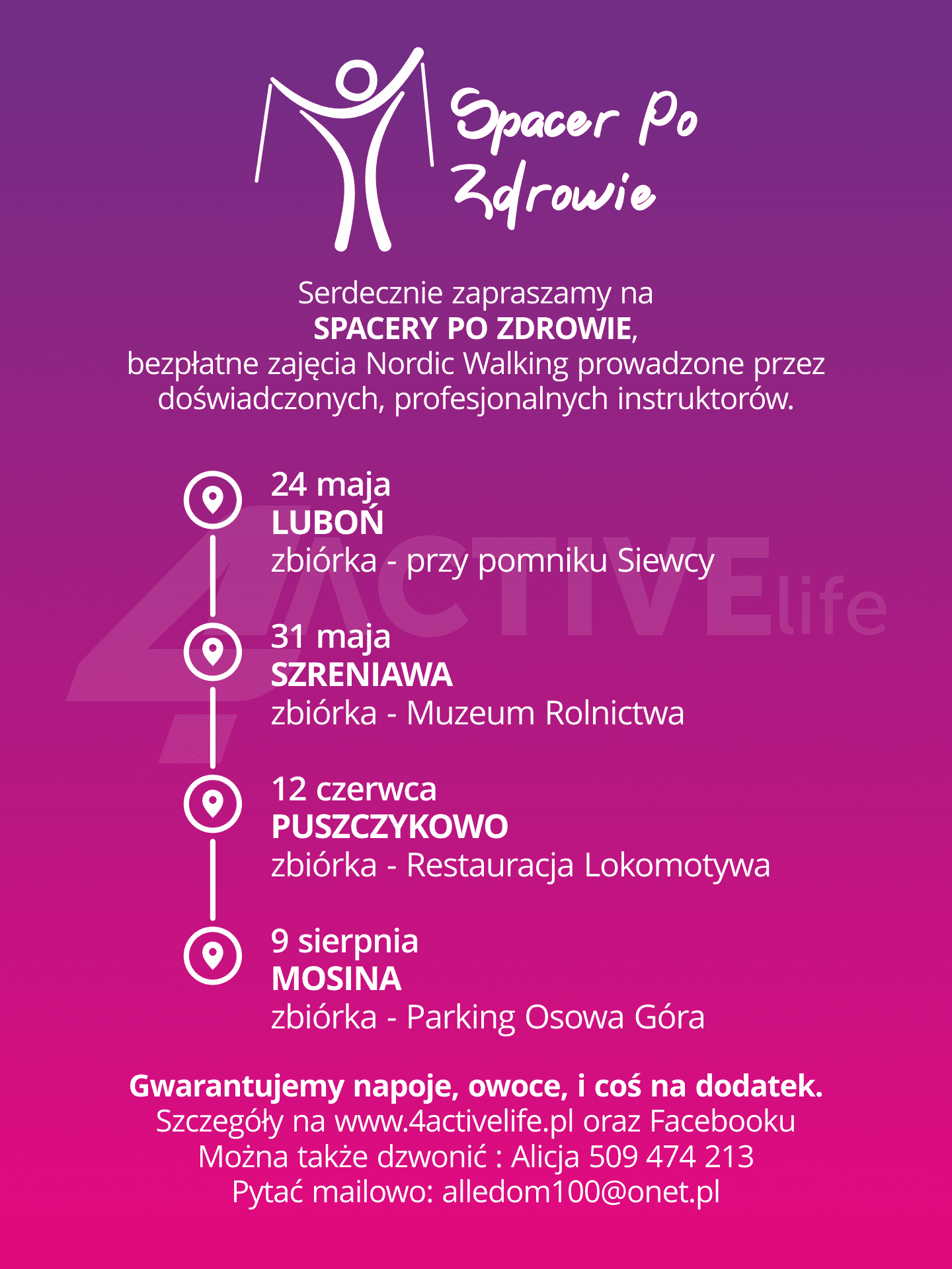 Plakat Spacer po zdrowie