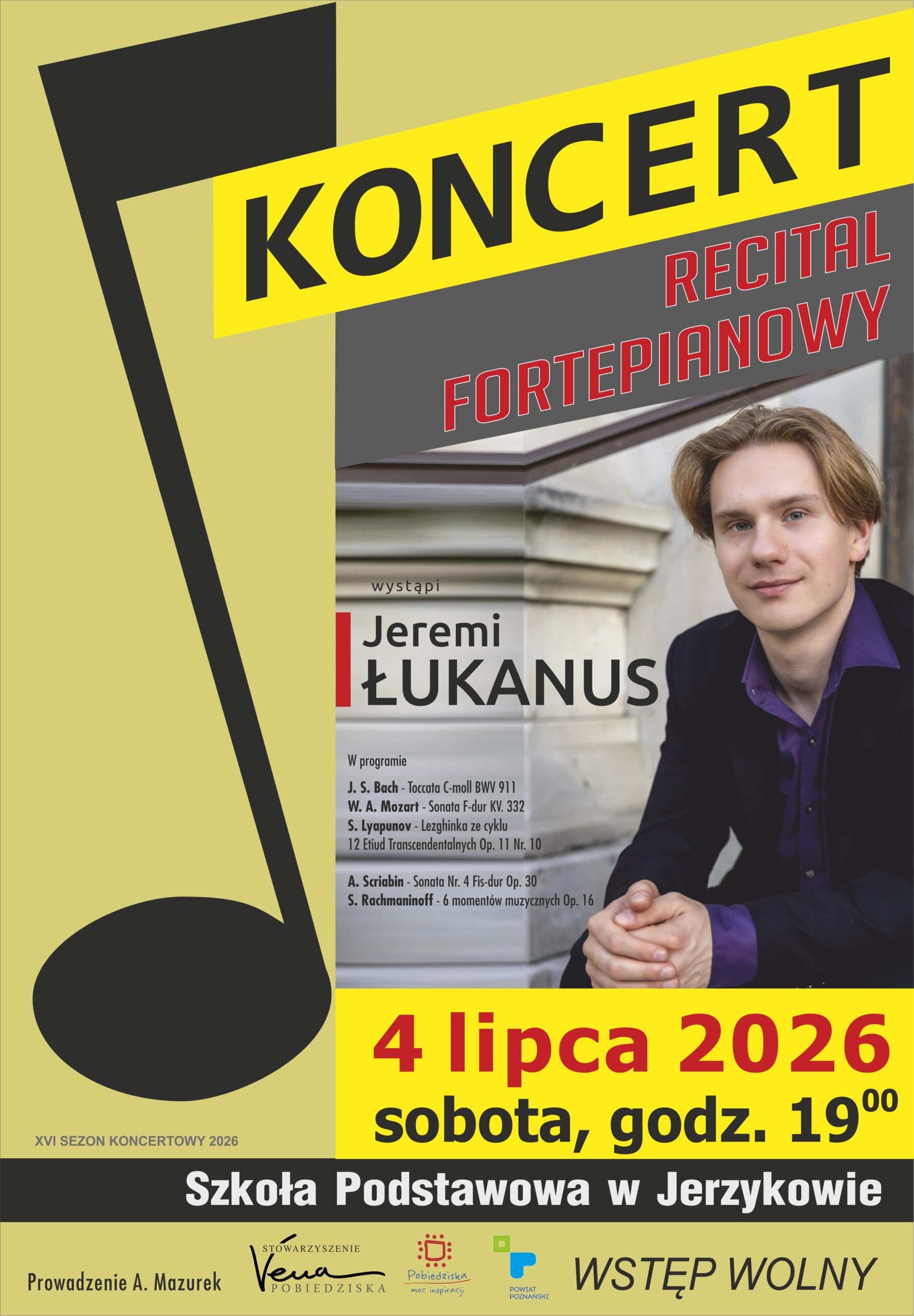 Plakat koncertu