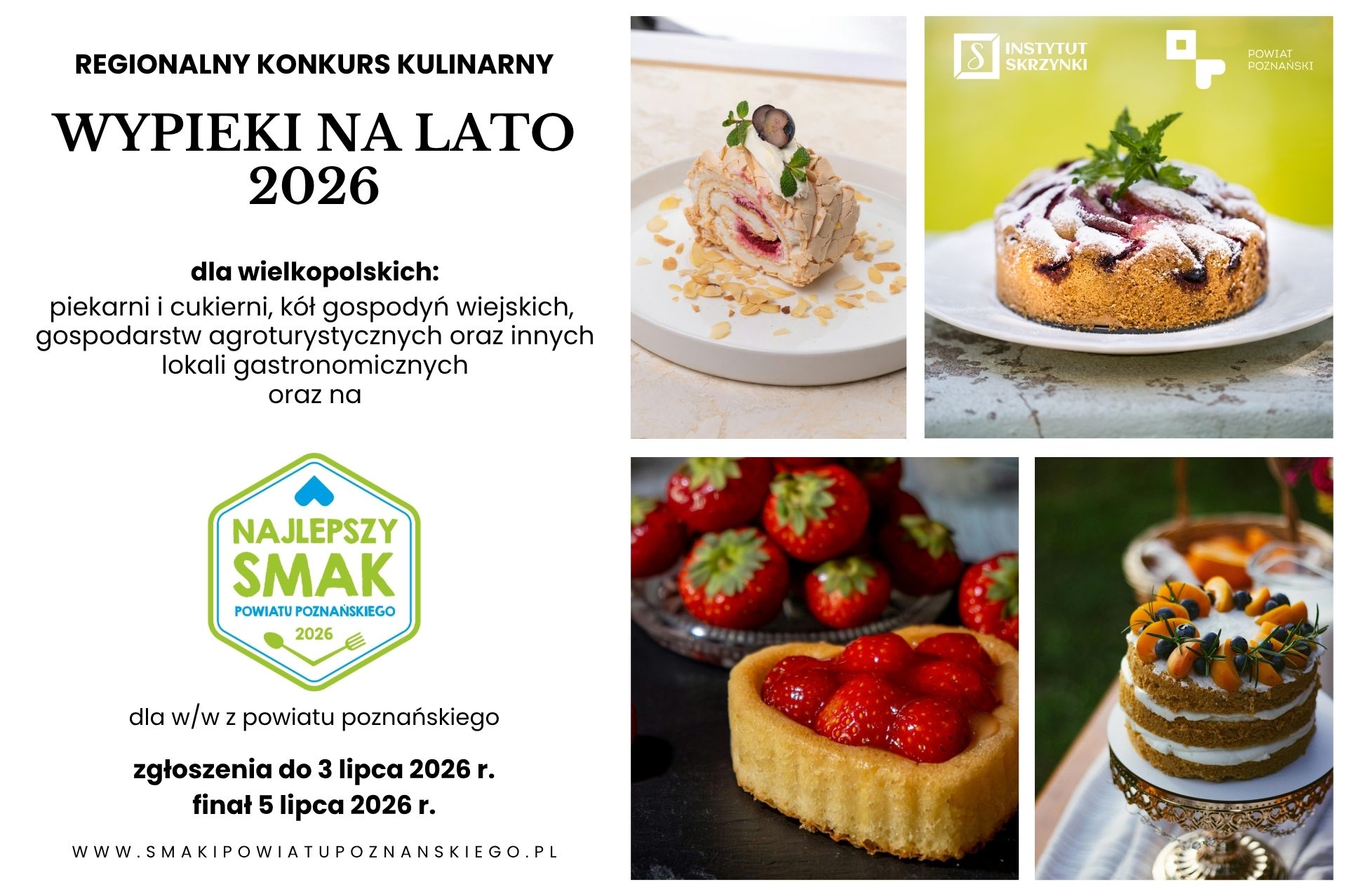 Plakat konkursu na wypieki
