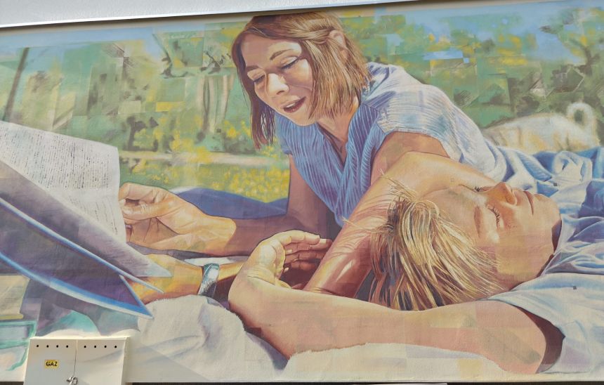 Powstał mural na budynku Biblioteki Publicznej